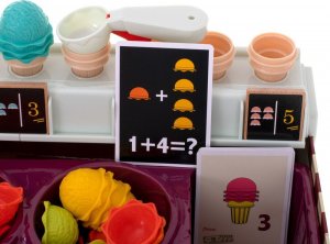 9 Planet Lody lodziarnia zestaw nauki liczenia 11