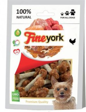 FINE YORK BONE SNACK Z BRĄZOWYM RYŻEM 80g 1