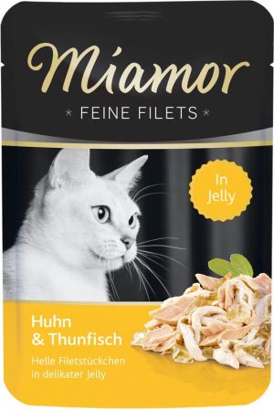 Miamor Miamor Feine Filets saszetka kurczak i tuńczyk - 100g 1