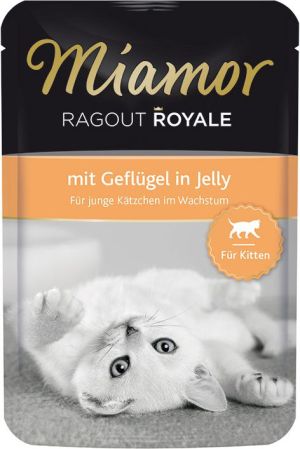Miamor Miamor Ragout Royale saszetka Kitten Kurczak w galaretce - 100g 1