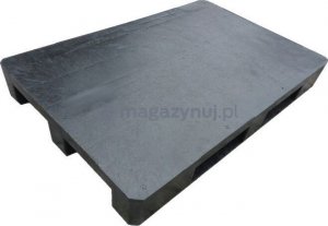 Becker Paleta plastikowa ISO 1200x1000 mm z płozami, powierzchnia gładka (kolor czarny) 3