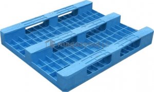 Becker Paleta plastikowa ISO 1200x1000 mm z płozami, z bortnicam na krawędziach (kolor czarny) 2