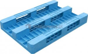 Becker Paleta plastikowa Euro 1200x800 mm, z płozami, powierzchnia antypoślizgowa (kolor czarny) 5