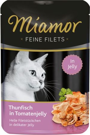 Miamor Miamor Feine Filets saszetka Tuńczyk i pomidory - 100g 1