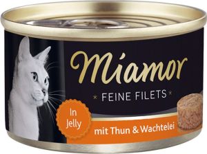 Miamor Miamor Feine Filets puszka Tyńczyk i jajka - 100g 1