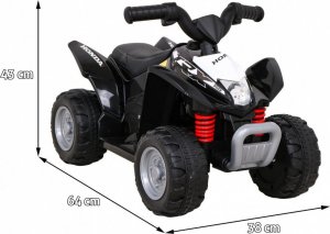 Ramiz Pojazd Quad Honda 250X TRX Czarny 2