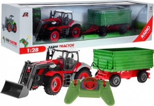 Ramiz Traktor Czerwony Przyczepa Zielona 2,4GHz 1