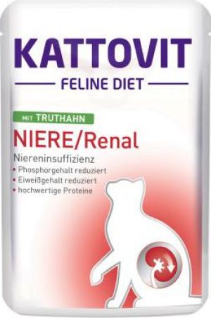 Kattovit KATTOVIT 85g sasz. RENAL INDYK dla kotów z chorobami nerek 1