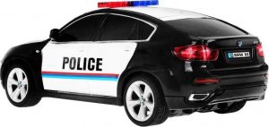 Ramiz Auto 1:24 R/C Licencjonowany Radiowóz Bmw X6 Policja Czarny 2