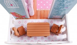 Ramiz Domek Dla Lalek Z Drewna Akcesoria 6