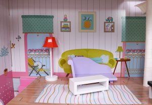 Ramiz Domek Dla Lalek Z Drewna Akcesoria 8