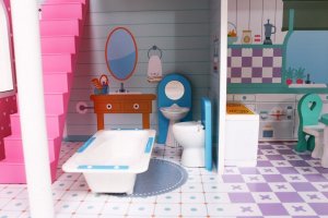 Ramiz Domek Dla Lalek Z Drewna Akcesoria 10