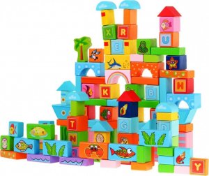 Ramiz Zestaw Klocków z Drewna 100pcs 4