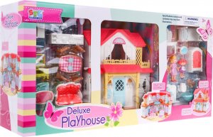 Ramiz Interaktywny rozkładany domek z figurkami dla dzieci 3+ Zabawa w dom 4 pokoje 1