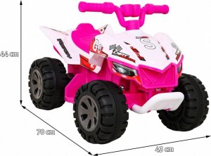 Ramiz Pojazd Quad THE FASTEST Różowy 2