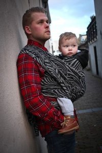 Yaro Slings Chusta tkana Dandy Black Natural Wool 5 (4.2 m.) 4