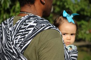 Yaro Slings Chusta tkana Yaro Sling - Dandy Puffy Navy White Boucle 5 (4.2 m.) 12