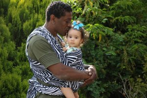 Yaro Slings Chusta tkana Yaro Sling - Dandy Puffy Navy White Boucle 5 (4.2 m.) 14