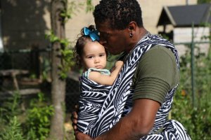 Yaro Slings Chusta tkana Yaro Sling - Dandy Puffy Navy White Boucle 5 (4.2 m.) 17