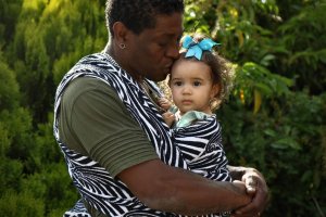 Yaro Slings Chusta tkana Yaro Sling - Dandy Puffy Navy White Boucle 5 (4.2 m.) 18