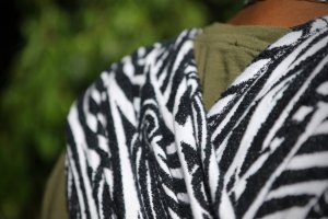 Yaro Slings Chusta tkana Yaro Sling - Dandy Puffy Navy White Boucle 5 (4.2 m.) 9