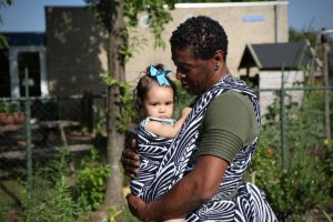 Yaro Slings Chusta tkana Yaro Sling - Dandy Puffy Navy White Boucle 5 (4.2 m.) 10