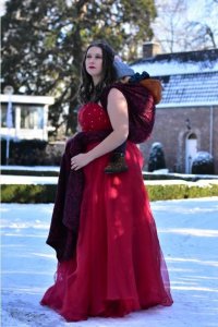 Yaro Slings Chusta tkana Yaro Sling - Roses Duo Red Black Glam Wrap 6 (4.6 m.) 8