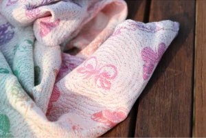 Yaro Slings Chusta tkana Yaro Woodland Duo Macarons Rainbow Tencel 4 (3.6 m.) 11