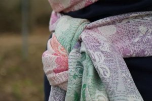 Yaro Slings Chusta tkana Yaro Woodland Duo Macarons Rainbow Tencel 4 (3.6 m.) 13