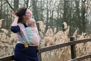 Yaro Slings Chusta tkana Yaro Woodland Duo Macarons Rainbow Tencel 4 (3.6 m.) 2