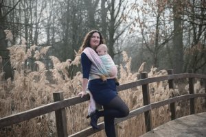 Yaro Slings Chusta tkana Yaro Woodland Duo Macarons Rainbow Tencel 4 (3.6 m.) 3