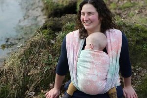 Yaro Slings Chusta tkana Yaro Woodland Duo Macarons Rainbow Tencel 4 (3.6 m.) 6