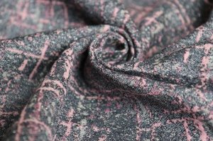 Yaro Slings Szal Yaro Sparkling Ultra Pink Grey Linen Glam 4