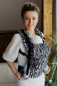 Little Frog Nosidło ergonomiczne. Prime - Zebra Regulowane 2