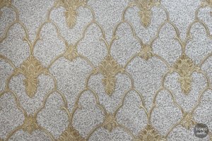 MallDeco TAPETA WINYLOWA MODEL JOZEFINA DECOR SZARO-KAWOWA 2