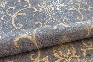 MallDeco TAPETA WINYLOWA IRENE DECOR, SZARO-NIEBIESKA 3