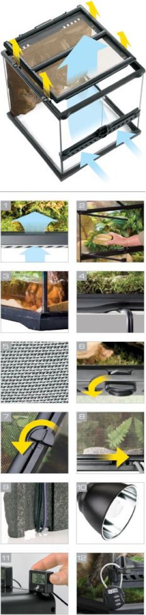 Hagen EXOTERRA TERRARIUM SZKLANE 20x20x30 5