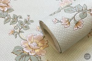 MallDeco CLEMATIS ZIELONA TAPETA WINYLOWA 3