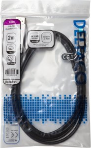 Kabel USB Deltaco USB-C - DisplayPort 2 m Czarny (USBC-DP200) 2