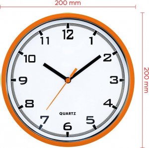 MPM Zegar ścienny MPM E01.2477.60 fi 20 cm Czytelny 8