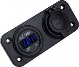 Ładowarka PLS37B CAR CHARGER VOLTOMETER 3