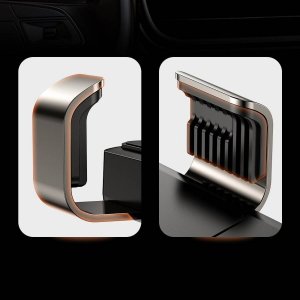 Joyroom Joyroom bezprzewodowa ładowarka Qi 15 W grawitacyjny uchwyt samochodowy na kokpit deskę rozdzielczą czarny (JR-ZS220) standard 7