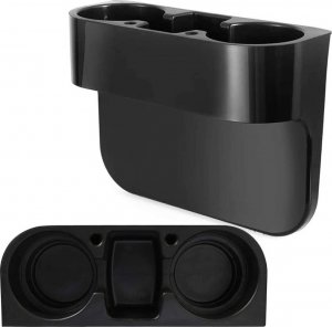 4kom.pl Organizer samochodowy CupHolder na napoje uchwyt na kubek wodę akcesoria Czarny 3