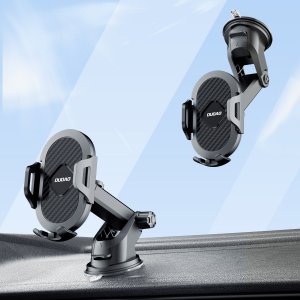 Dudao Dudao teleskopowy grawitacyjny uchwyt samochodowy na szybę deskę rozdzielczą czarny (new F2S black) 7
