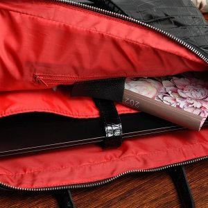 Torba Beltimore Torba na laptop czarna croco skórzana Beltimore S14 4