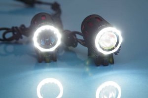 Lampa przednia Top-Light SE-LH1 komplet 2 latarek z akumulatorem Uniwersalny 15