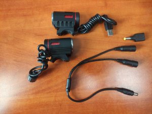 Lampa przednia Top-Light SE-LH1 komplet 2 latarek z akumulatorem Uniwersalny 18