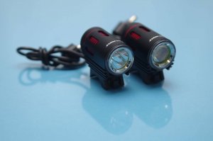 Lampa przednia Top-Light SE-LH1 komplet 2 latarek z akumulatorem Uniwersalny 10