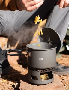 Esbit Zestaw turystyczny Esbit Solid Fuel Cookset 1500 Uniwersalny 12