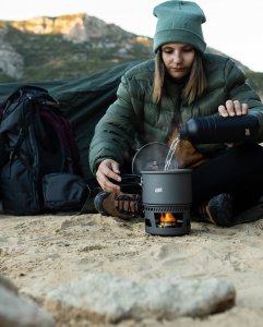 Esbit Zestaw turystyczny Esbit Solid Fuel Cookset 1500 Uniwersalny 4